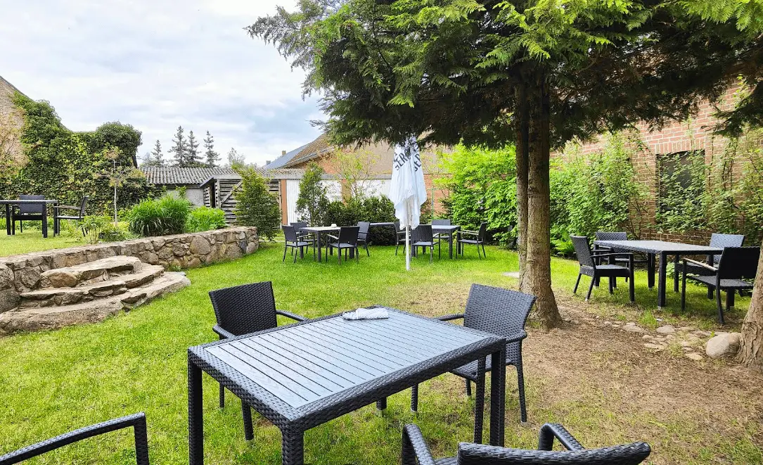 Garten des Stiftungshauses in Drefahl